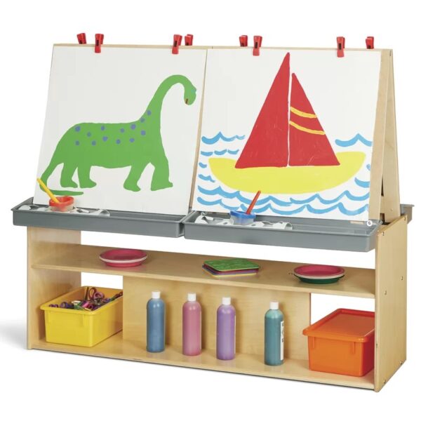 kids painting easel